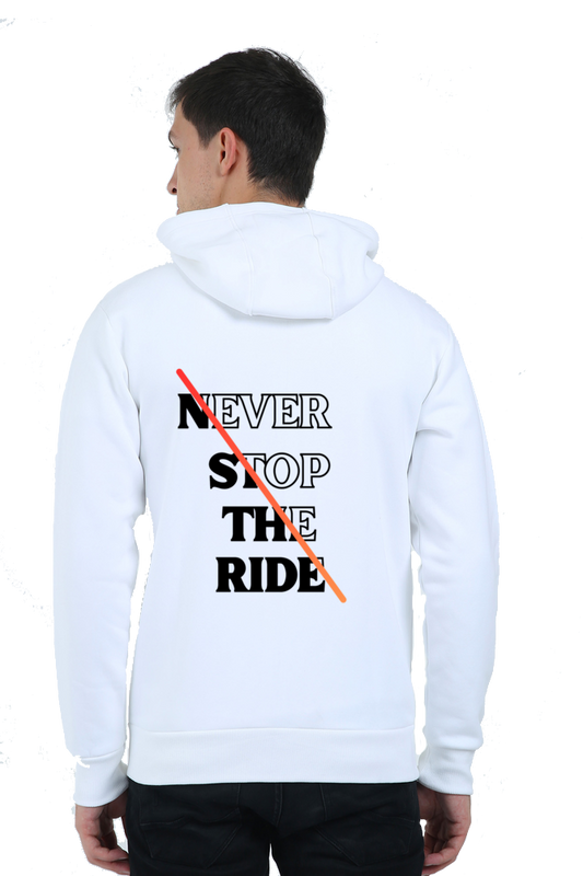 Never Stop The Ride Heavyweight Zip Hoodie