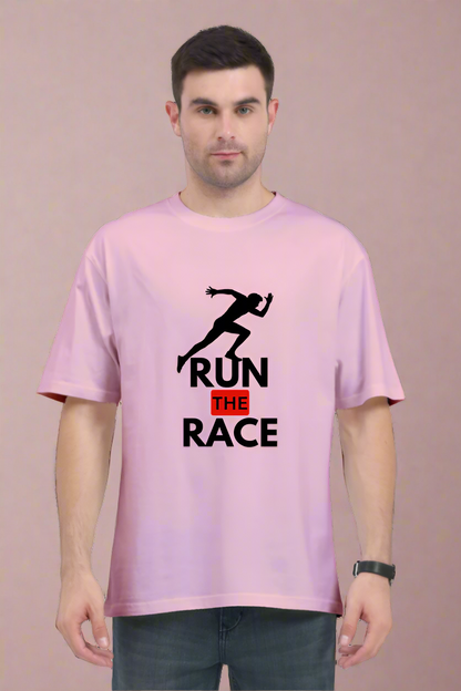 Run The Race Oversized T-Shirt