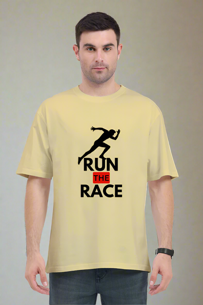 Run The Race Oversized T-Shirt